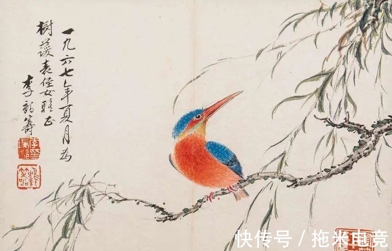 李鹤筹&1920年加入中国画学研究会｜李鹤筹花鸟画