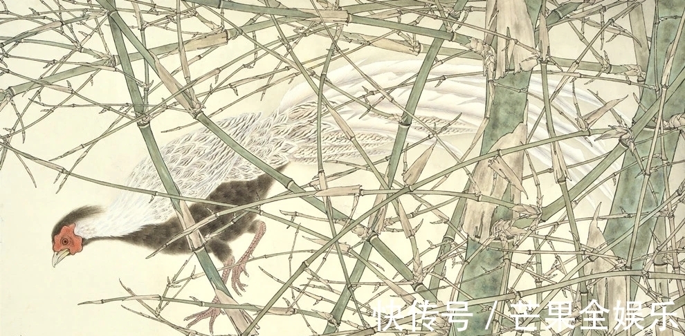 翁毓衔$一个善于造境的青年国画才子|翁毓衔花鸟画