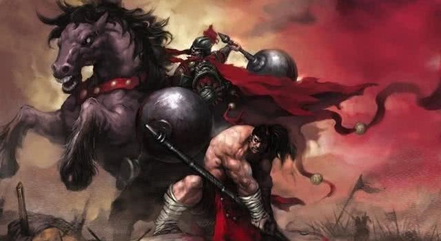 枪法$李元霸和罗士信打得天地无色,却被一将军轻松分开,实在太猛了!