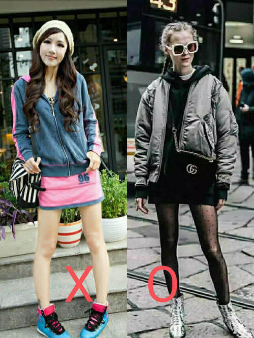 40岁女人别再穿卫衣＋长裤了，今年流行“上长下短”，时髦又减龄