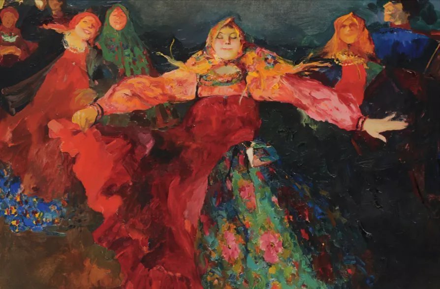 彼得堡&色彩这么艳丽,居然是列宾工作室出来的画家