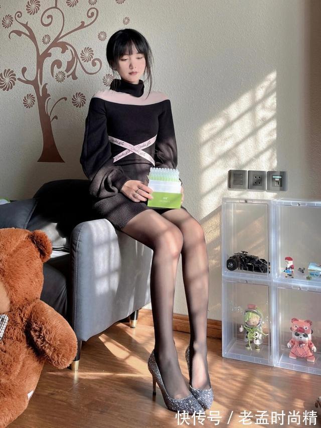 女人|黑色连衣裙美女,温柔贤淑,女人安静的时候有一种美感,好漂亮