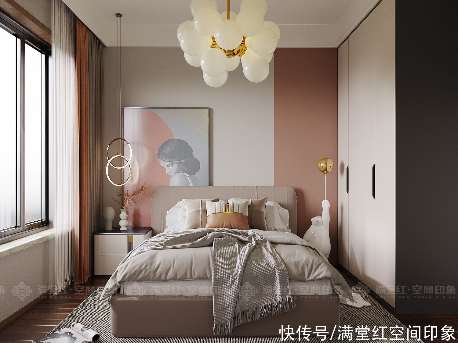 时尚|大户型的装修设计创想，与众不同的轻奢风，多种元素的碰撞