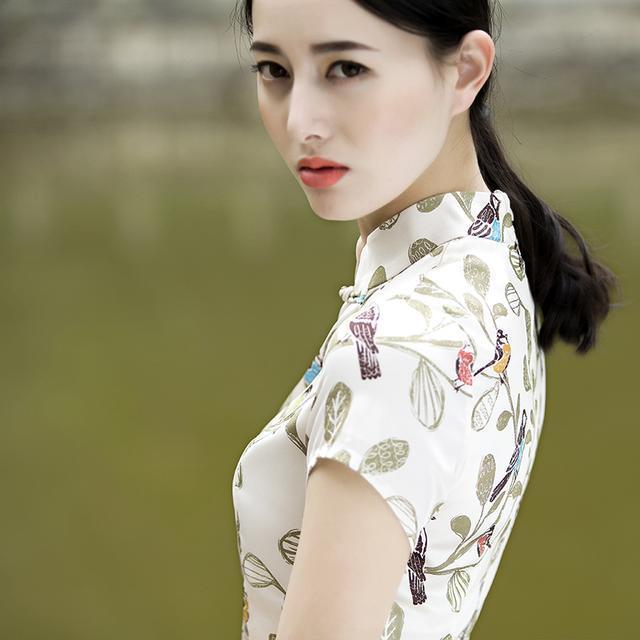 旗袍裙|改良旗袍连衣裙能展现你凹凸有致的身材,承传中华传统文化