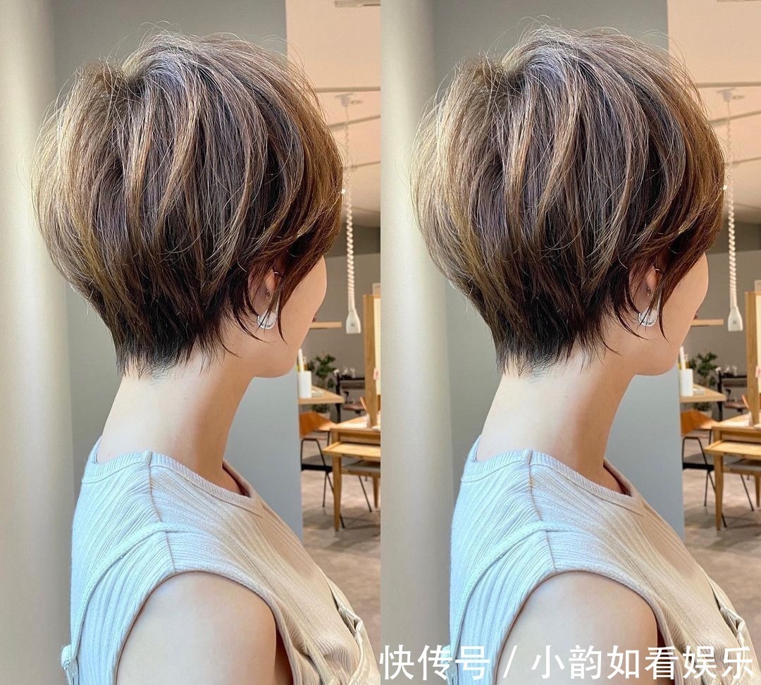 短发 头发细软发型别乱剪,烫卷剪短发,让你变身高颜值