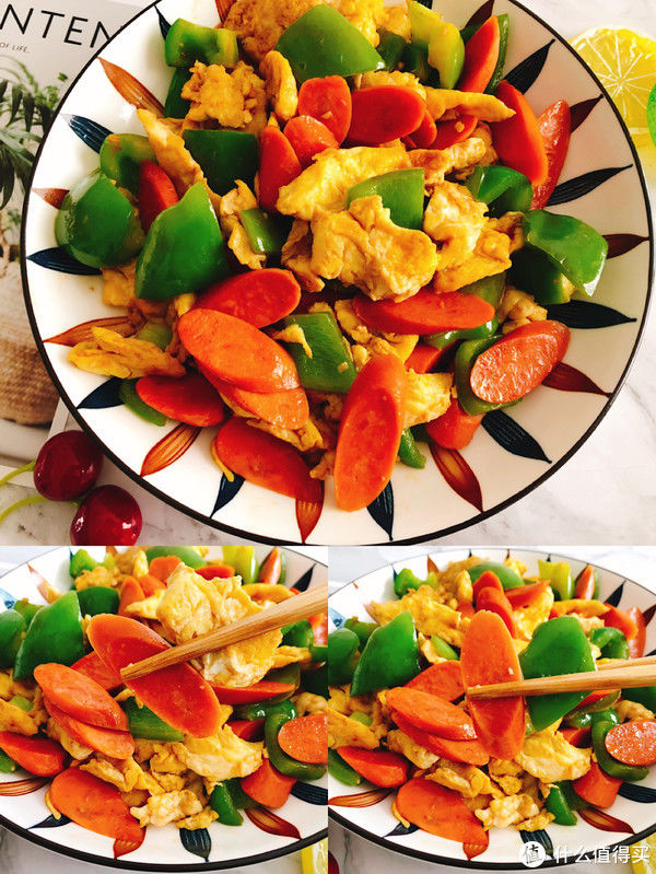 五分钟零失败！超好吃家常青椒火腿炒鸡蛋