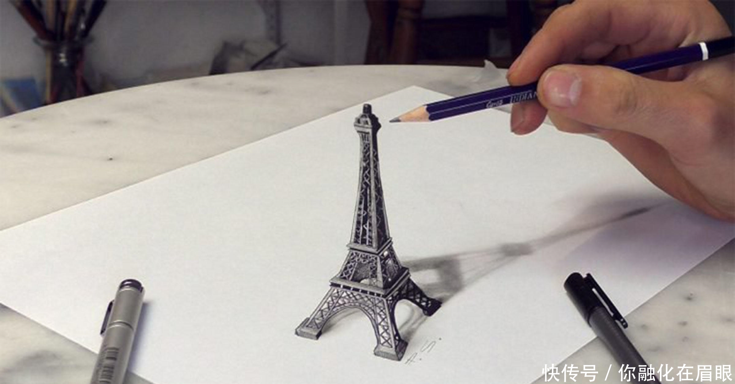 这些手绘的3D立体画,比真实的还真!