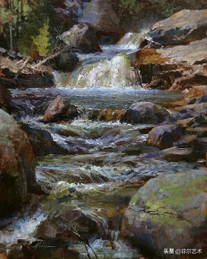 真实性|美国画家杰森·萨克兰色彩优美的外光派风景油画作品欣赏