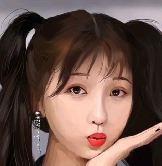 美术专业!美术专业学生手工绘制《虞书欣》他们想一眼就打人,看到成品路太乱了