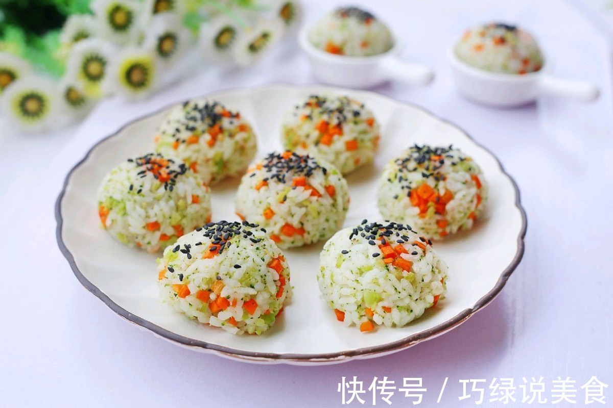 孩子不爱吃饭,试一试这道饭团,营养丰富,让孩子爱上吃饭