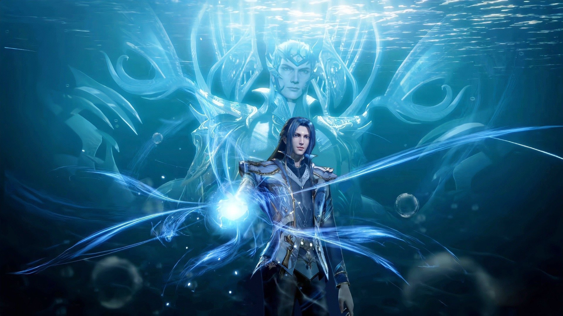 建模|斗罗大陆曝光海神真实颜值,剑眉星目帅气满分,唐三又被比下去了