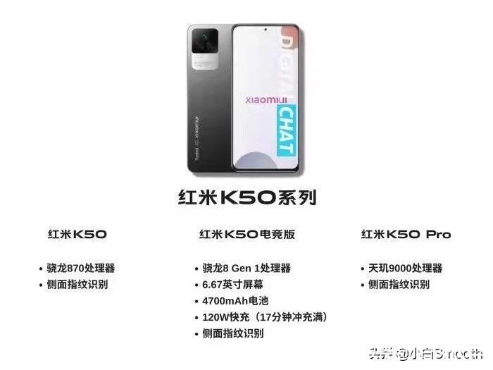 旗舰|四大看点，配置全部拉满！卢伟冰再曝Redmi K50，媲美苹果