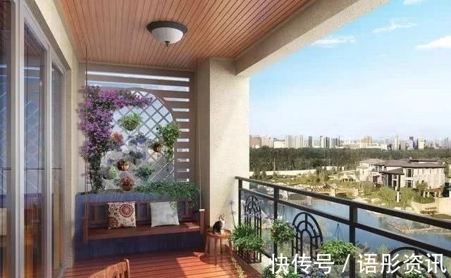 景观台|头一次见阳台这么装修,既可以晾衣服又能当景观台,感叹太聪明了