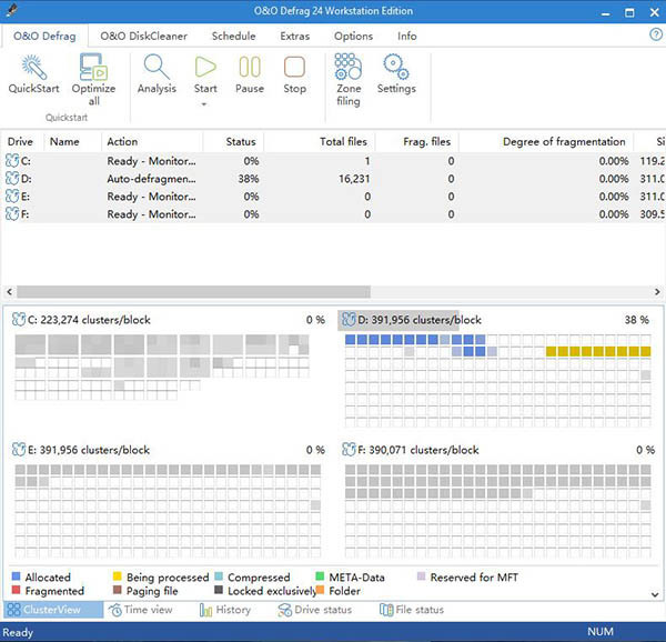 o&o defrag(磁盘碎片整理软件)破解版
