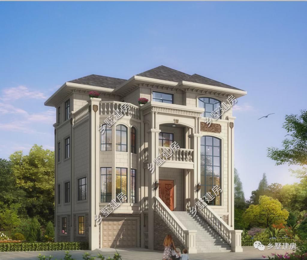 占地面积|分享5款农村自建别墅,带个车库很拉风,成功人士必备