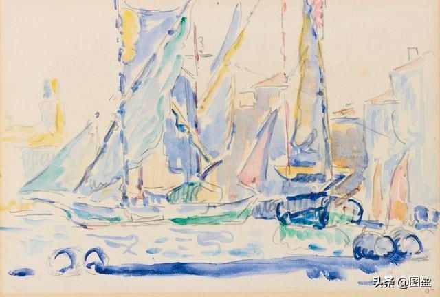 印象派|西尼亚克法国新印象派画家,曾与修拉合作,帮助了印象派的发展