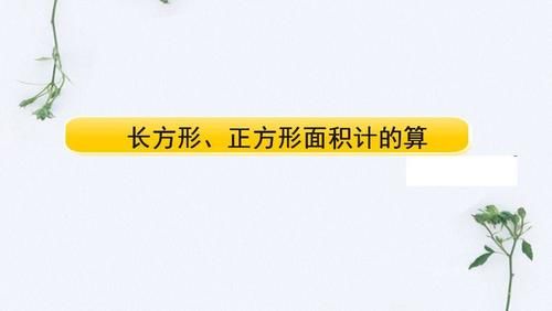 小学三年级数学下册重点：面积，面积如何学习？建议收藏！