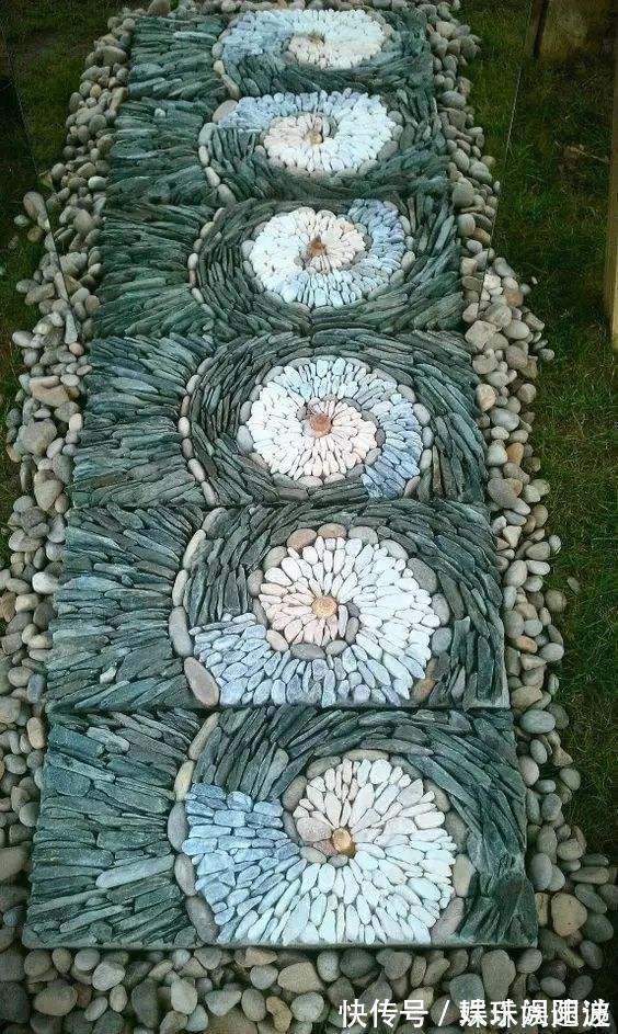 独门独院|我要是有个院子我也这样装!鹅卵石铺院子,没想到竟能这么美!