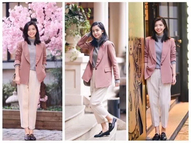 小仙女 大衣搭配针织衫和半身裙,穿出不一样的气质高级感,美出了新高度