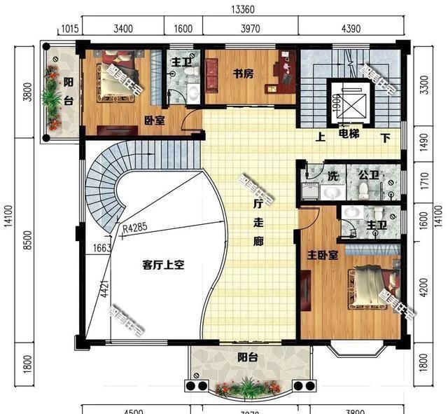 简欧|两层半的欧式别墅真漂亮,有堂屋有地下室,建在老家可威风