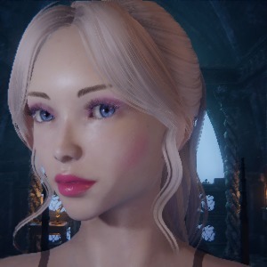 惩戒魅魔性感浓妆银发小姐姐捏脸MOD-52KMS