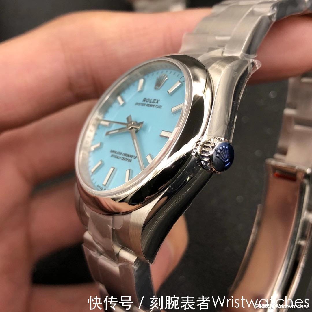 表盘|EW厂劳力士蚝式恒动36mm绿松石表盘做工细节评测!