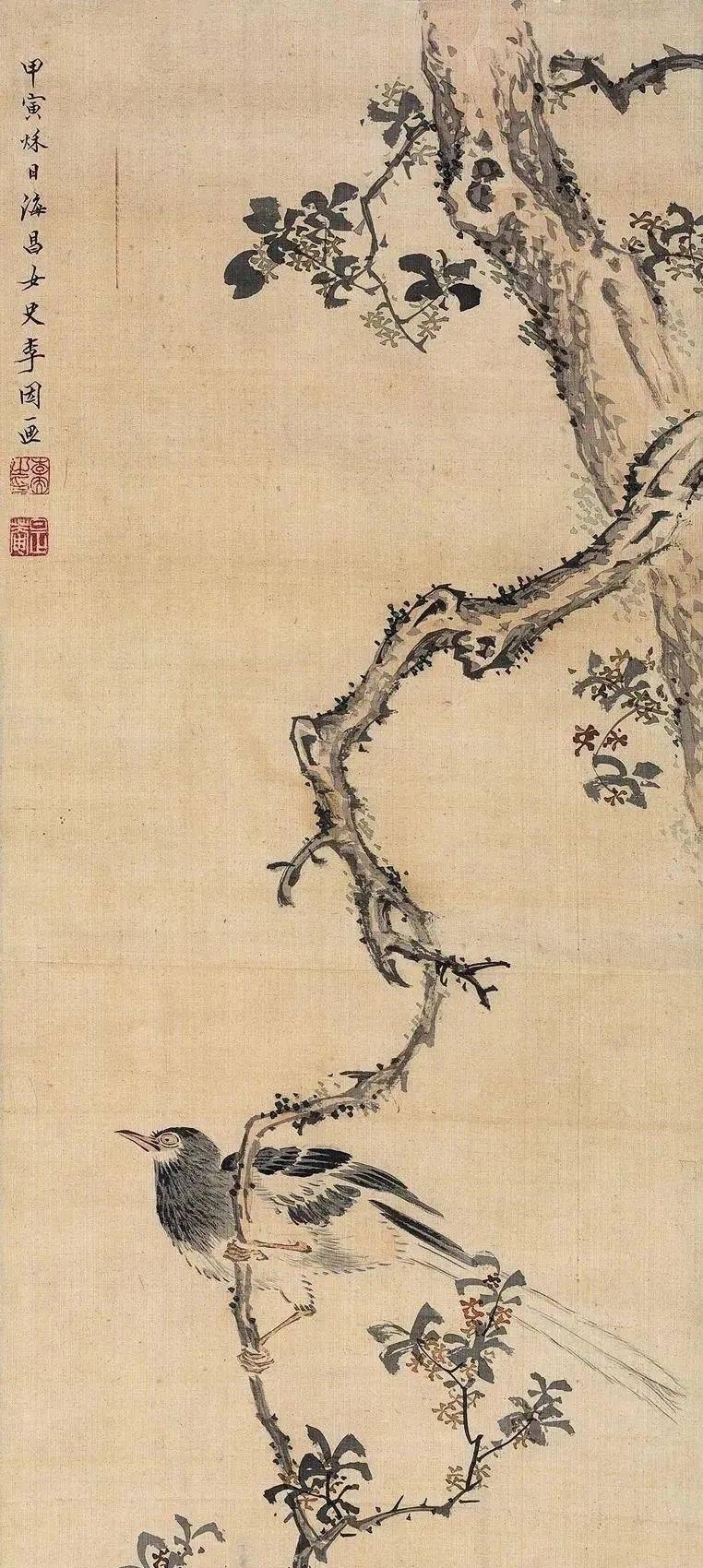 绘画&毫不逊色于秦淮八艳的晚明另一位才女,绘画隽雅,苍老无闺阁气