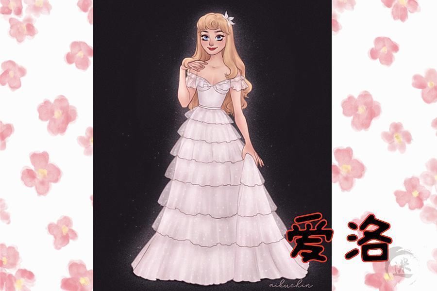 艾莎|迪士尼公主的“梦幻婚纱”,贝儿像孕妇,全场最美竟不是艾莎