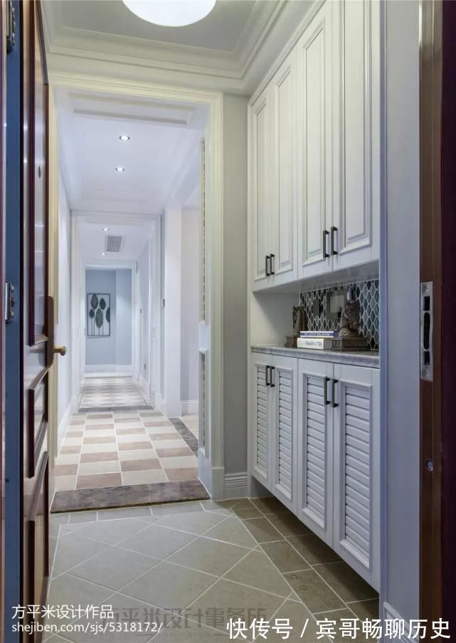 拼花|玄关是家的门面，原来地砖也可以铺得这么美~