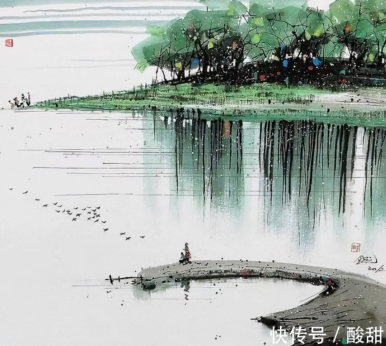 出郊!杨慎最经典的10首诗词,几度夕阳,细雨斜风,惊艳了世人