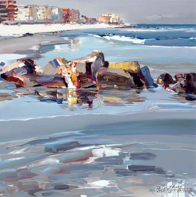 科特&他的绘画是光与色的交响乐,充满着前卫和时尚