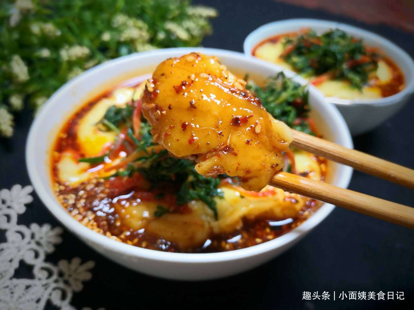 天冷了,来个懒人版搅团,10分钟上桌,暖身暖胃,吃完特舒服