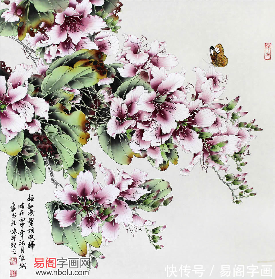 花鸟画@画家张斌 一位在宫廷画上比肩郎世宁的艺术家