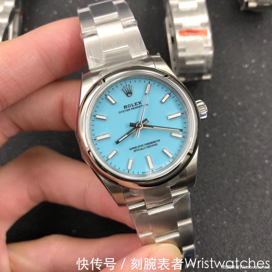 表盘|EW厂劳力士蚝式恒动36mm绿松石表盘做工细节评测!