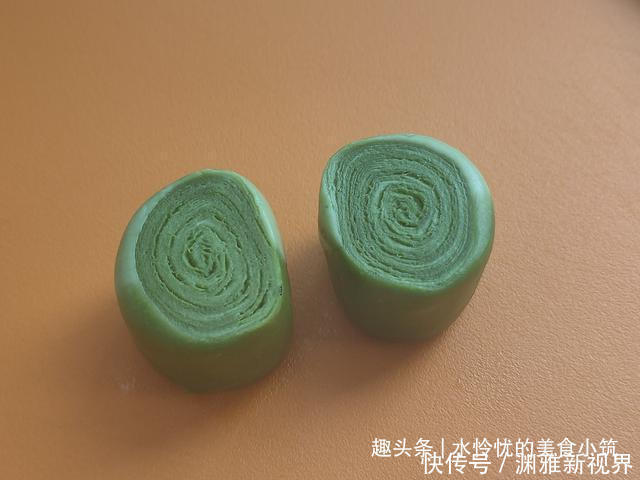 高颜|抹茶绿豆酥的详细做法,高颜又好看,中秋快到了是不是做点呢