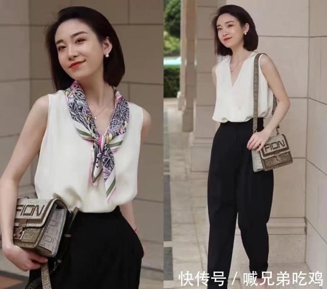 亮色系 仅凭一身极简“黑白配”搭配,穿出满满的高级感,体面又优雅!