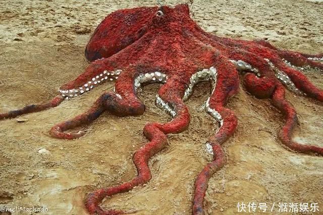 沙雕&艺术家制作彩色的沙雕,逼真的鳄鱼,差点吓坏游客