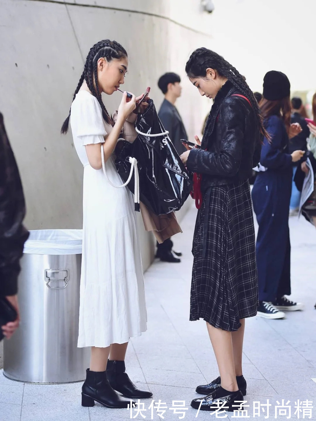 街拍:今春闺蜜出街的时尚穿搭, 简约高级又时髦, 风格极简又好搭配