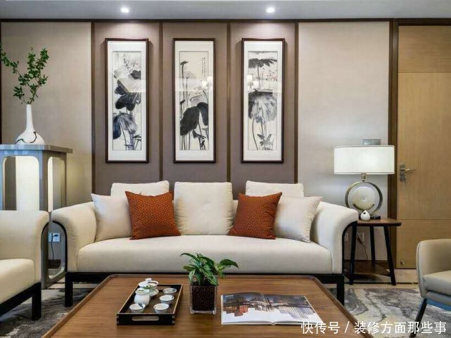 墙体|130平中式风时尚与优雅并存,谁说中式只是老年人的专属