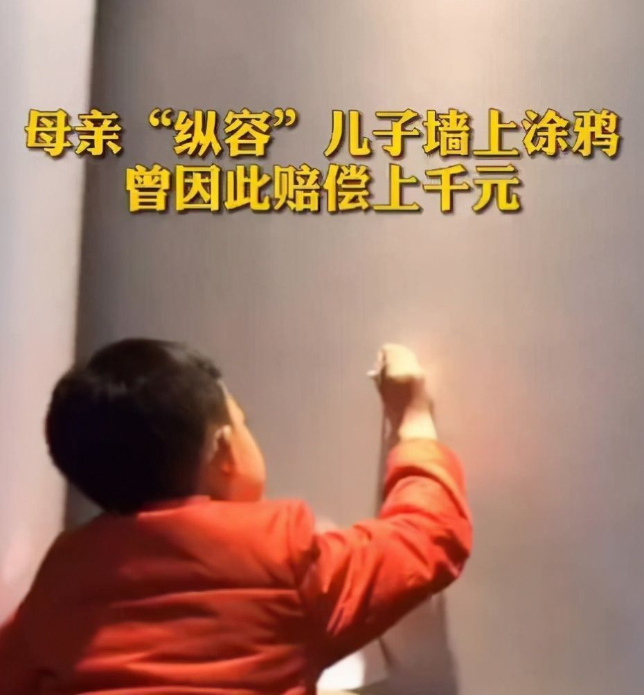 家长|宝妈“纵容”儿子在墙上涂鸦,结果超惊艳!网友:别人家的妈妈