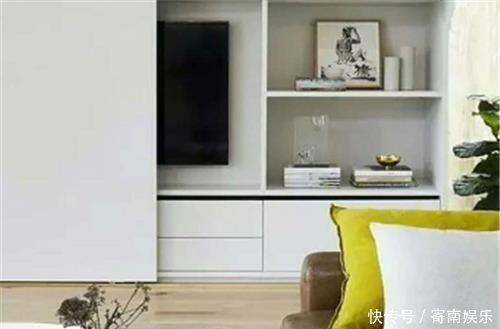 电视柜|不要在客厅装电视机背景墙了，聪明人都这样放电视，时尚又实用