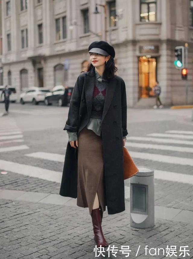 温柔|时尚博主三木真会穿,秋冬温柔慵懒的大衣新穿法,精致优雅还高级