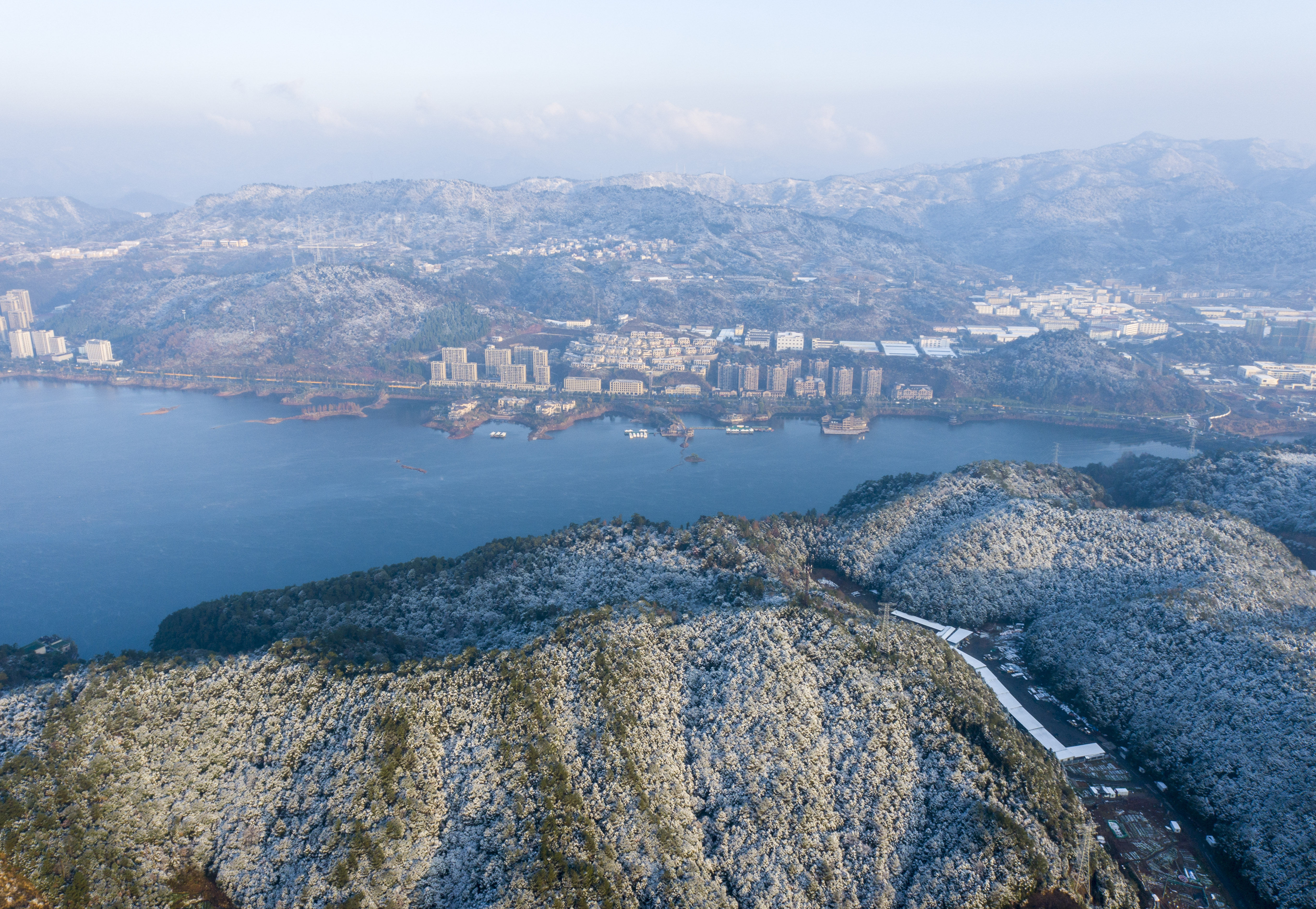 雪景|淳安：山城雪景如画