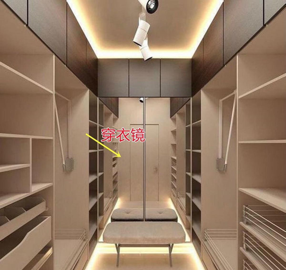 心思|无论如何都要留一间衣帽区，5㎡足够，U型布局费了不少心思在上面