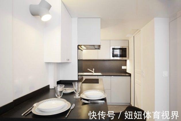 厨卫|男孩的25㎡小公寓，卧室搭建在厨卫上，空间宽敞功能齐全，优秀！