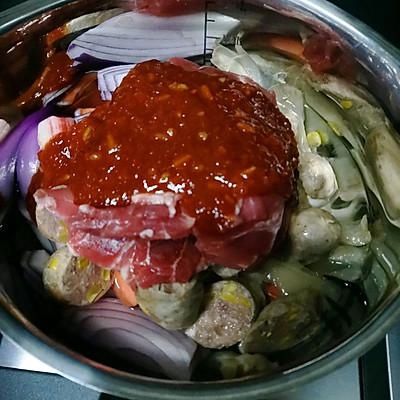 秘制酱料破解韩式部队锅的秘密（2人份）