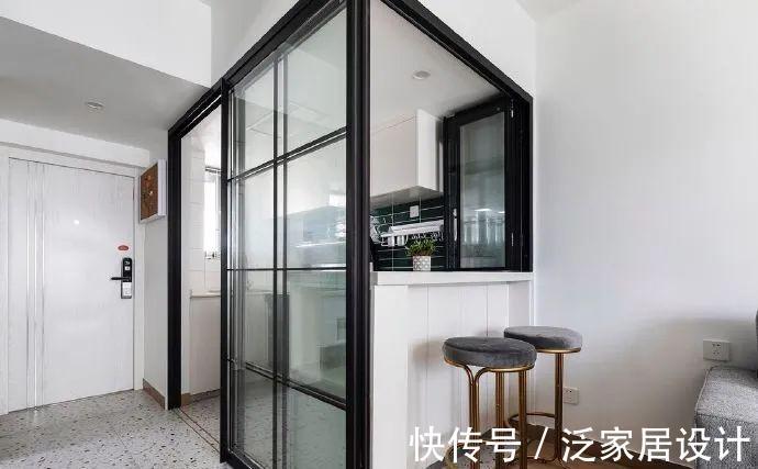 厨房|48平米超小户型,既有两居室,还通透不拥挤,厨房设计更是亮眼