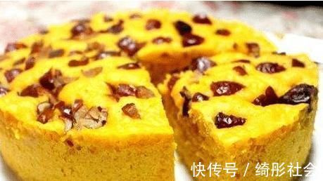 电饭锅做发糕，不用1滴水，蓬松暄软做法简单，闺女就爱当早餐吃