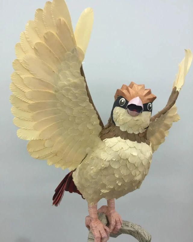 数码宝贝|折纸大神制造“回忆杀”,用彩纸创作经典动漫雕塑,简直神还原