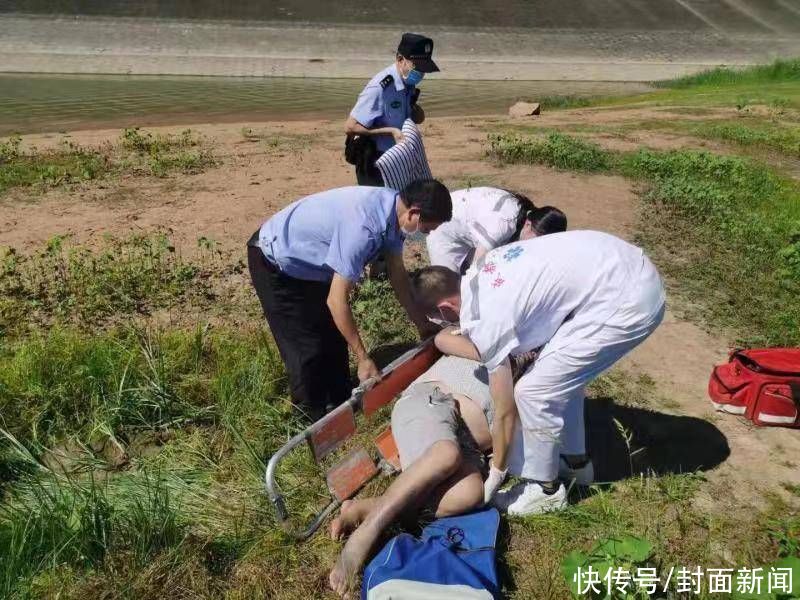 老人|七旬老人在三岔湖钓鱼中暑晕倒 民警紧急送医